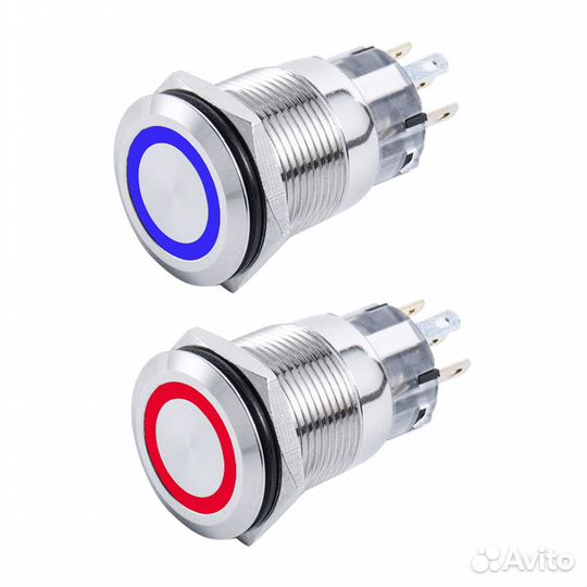 Переключатель ON-OFF 12В/5А синий SK-DSS-22-BL