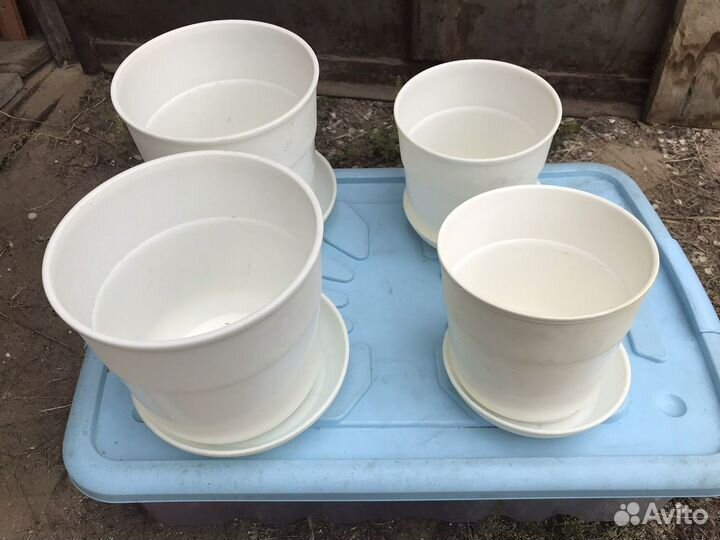 Кашпо для цветов. Набор 3 шт