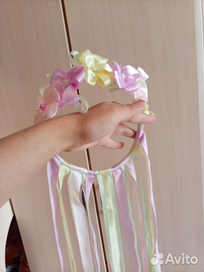 Веночки из атласных лент, прокат