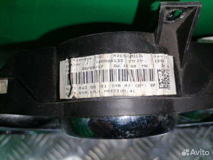 Щиток панель приборов Peugeot 207 1.6