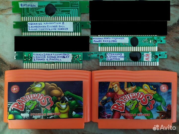 Картриджи для Dendy