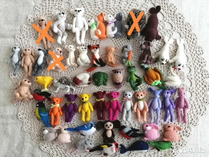 Игрушки валяные