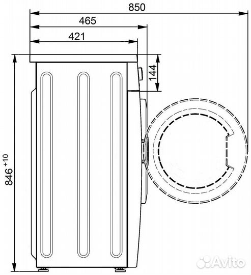 Стиральная машина Атлант CMA-50 У 107 5 кг