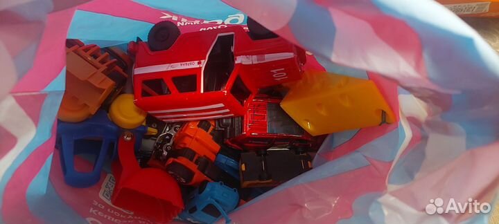 Детские игрушки конструктор машинки