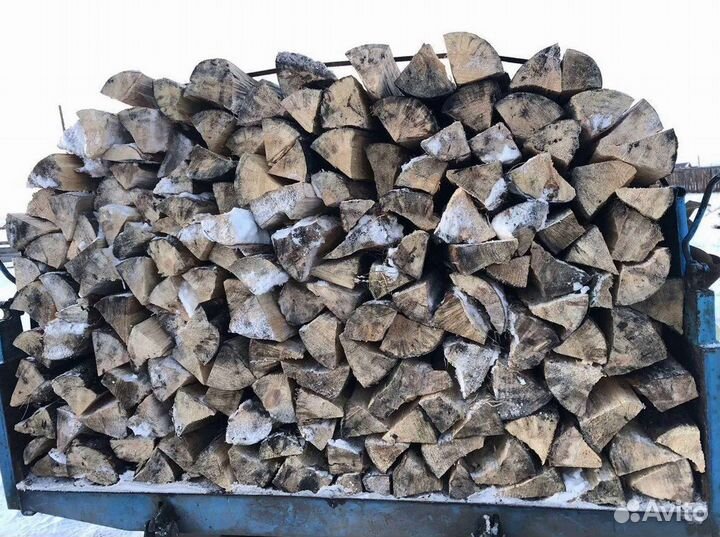 Дрова колотые – честная укладка