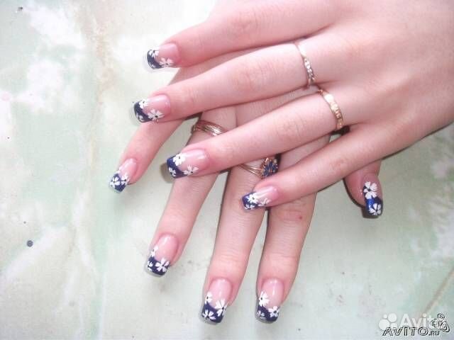 Наращивание ногтей акрилом