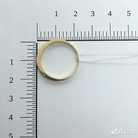 Золотое кольцо с бриллиантами 19,5 (76380)