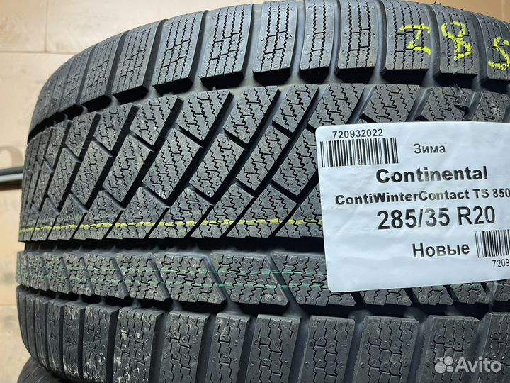 Continental ContiWinterContact TS 850 255/40 R20 и 285/35 R20 V