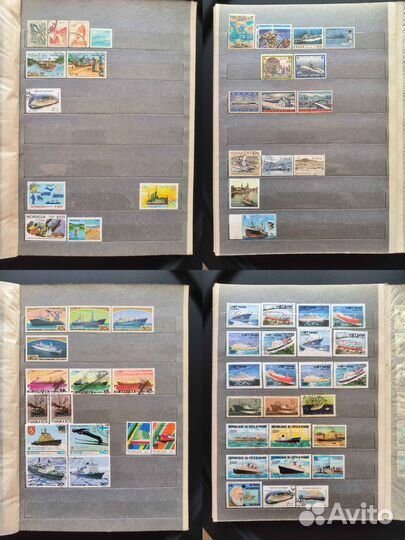 Почтовые марки флот. Альбом целиком