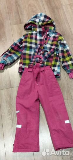 Зимний костюм для девочки размер 110