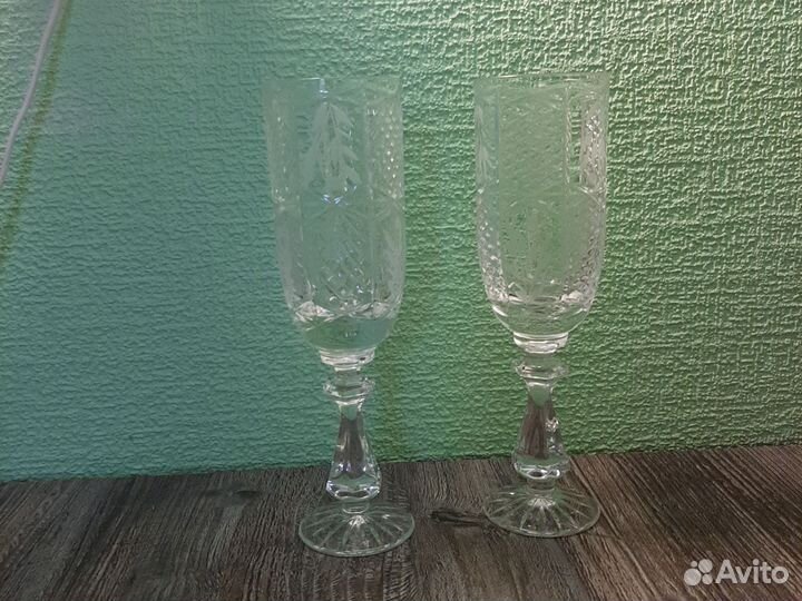 Хрустальные бокалы СССР