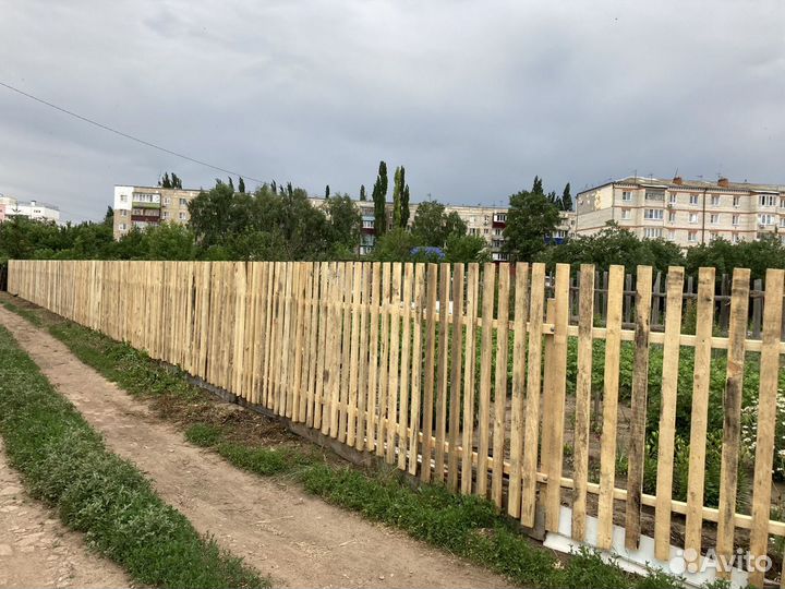 Установим забор