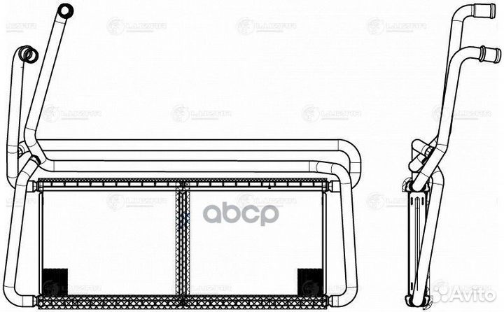 Радиатор отоп. для а м scania 5 (pgrt-series)