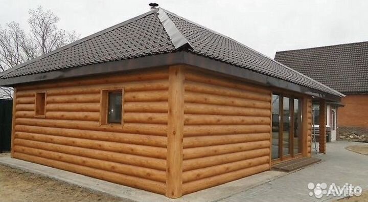 Сайдинг имитация бревна