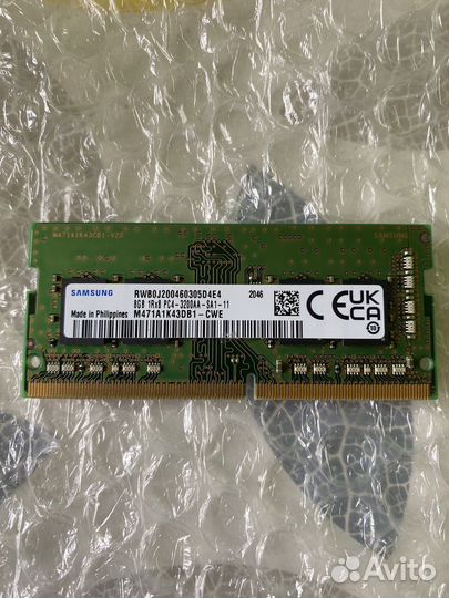 Оперативная память ddr4 8gb sodimm 3200