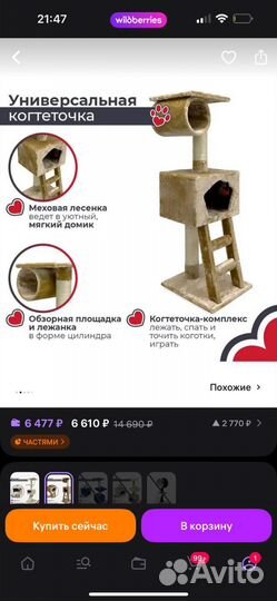 Когтеточка, игровой комплекс