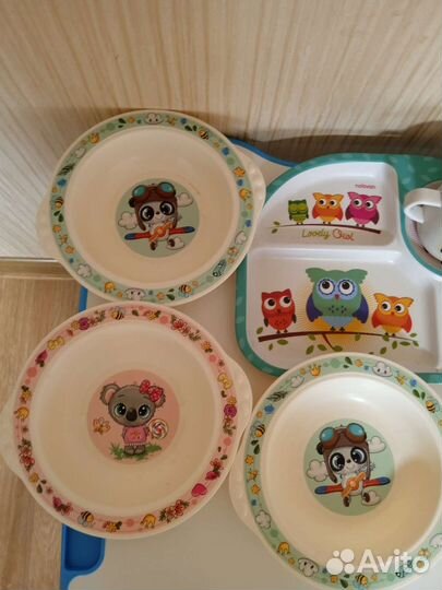 Набор детской столовой посуды бу