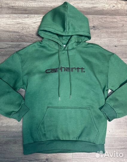 Худи Carhartt зеленый