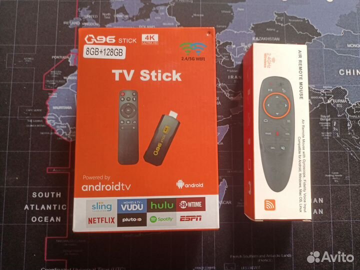 TV приставка прошитая + голосовой пульт Аэромышь