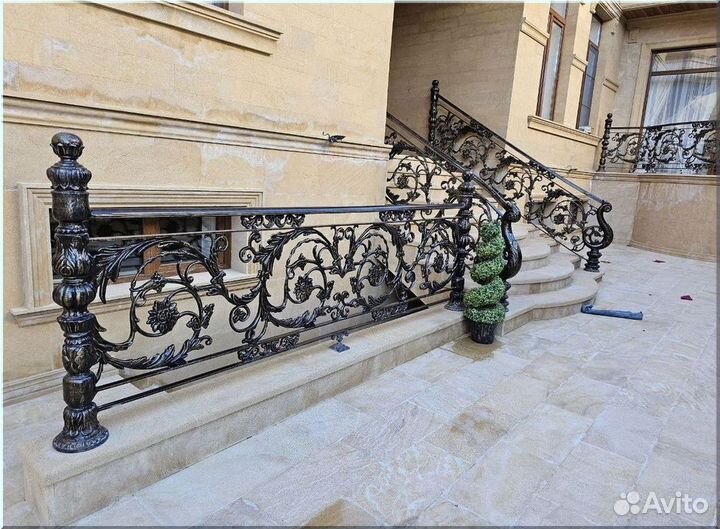 Художественная ковка, литье, перила