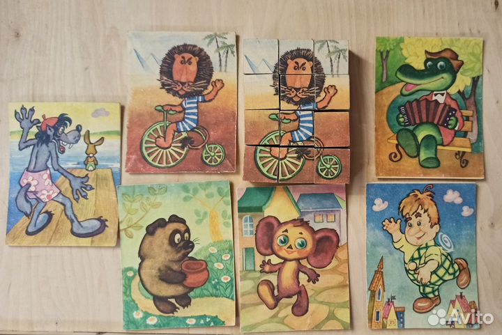 Кубики мультфильмы Игра СССР