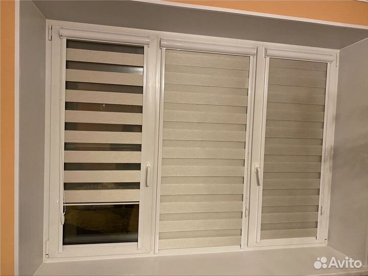 Рулонные шторы Зебра