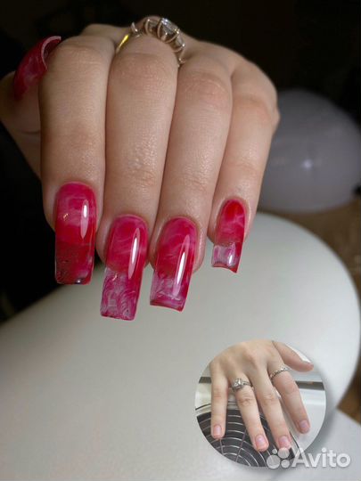Маникюр, наращивание, коррекция ногтей, гель лак