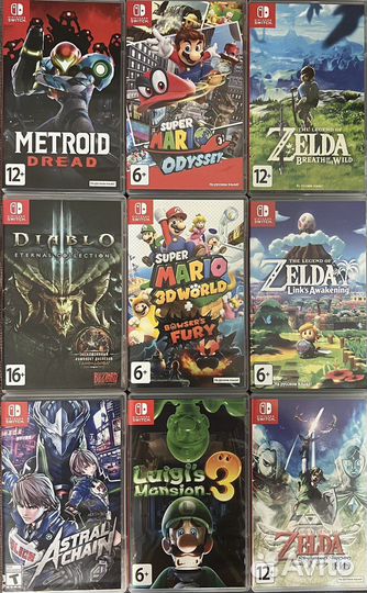Продам игры Nintendo Switch