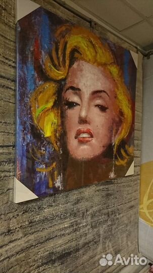 Картина Мэрилин Монро, роспись маслом