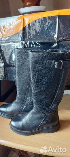 Сапоги женские натуральная кожа 36 37