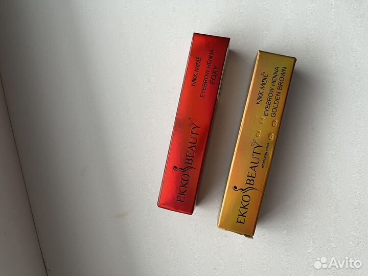 Хна для бровей ekko beauty