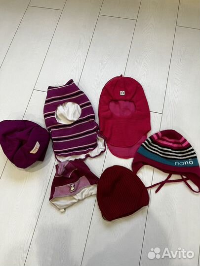 Шапка шлем для девочки шапка демисезонная