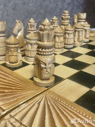 Нарды шахматы ручная работа