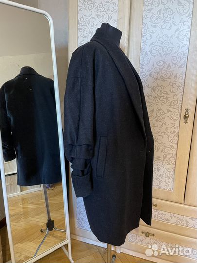 Трендовое пальто кокон 42-44