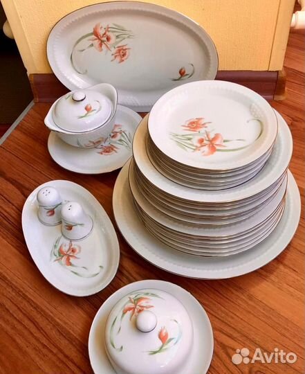 Столовый сервиз ГДР (26 предметов)