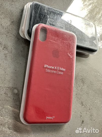 Силиконовый чехол на iPhone xs max