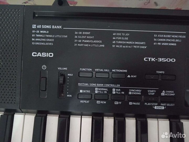 Синтезатор casio ctk 3500