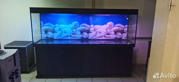 Аквариум 700 свет биофильтр фон подставка