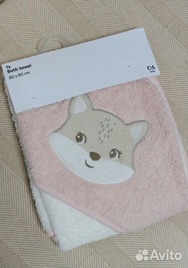 Полотенце 80*80 для новорожденных ca