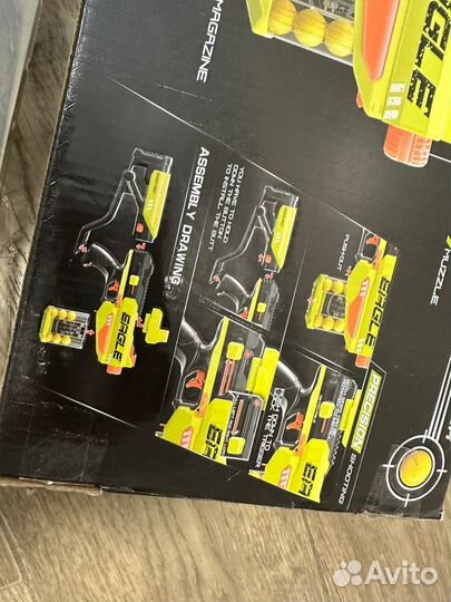 Бластер автомат с мягкими шариками