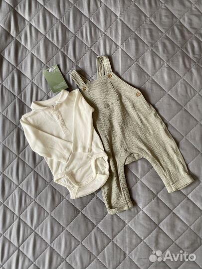 Комплект боди и комбинезон Н&М 62