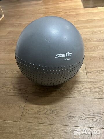 Мяч полумассажный фитбол starfit 65