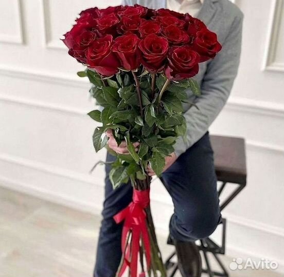 Цветы розы букеты 25 31 35 51 101 251 Доставка