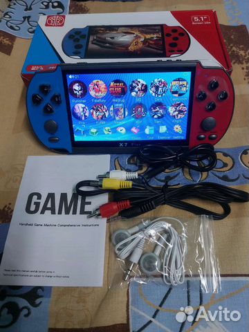 Портативная игровая приставка X7 Plus