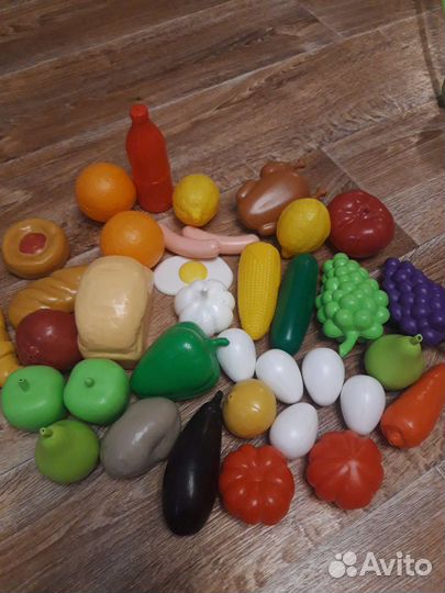 Игрушечные овощи и фрукты игрушки