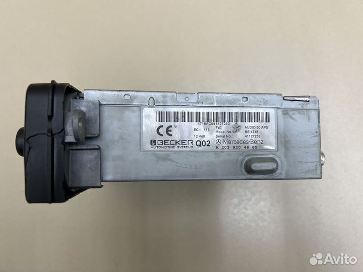 Магнитола Mercedes W203