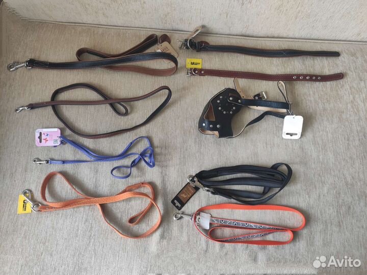 Пуллеры, игрушки, поводки, ошейники для собак