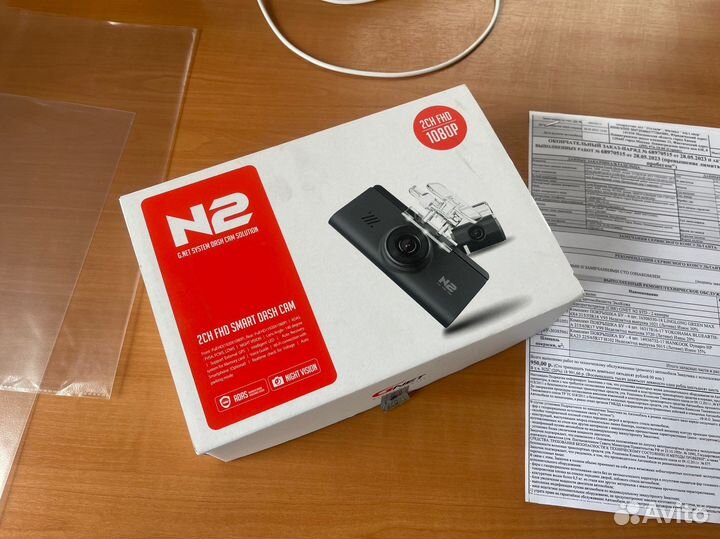 Видеорегистратор с 2 камерами