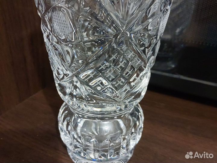 Ваза для цветов хрусталь