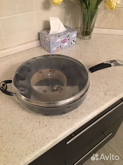 Сковородка bialetti с крышкой